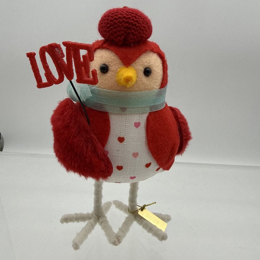 Target Spritz Featherly Friends Valentine's Day Bird Figure 2023 LOVE Aerial